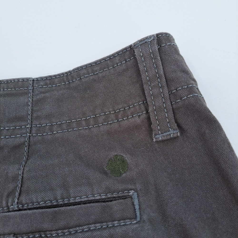 Lucky Brand Saturday Stretch Shorts Mens 30 Cotton Grey Solid 7MD2171 Casual - Picture 9 of 13